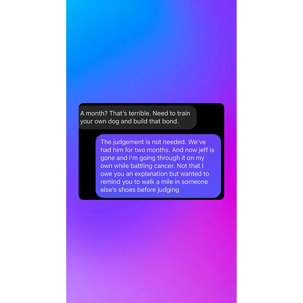 Katie Thurston Defends Sending Dog to Monthlong Training Amid Her Cancer 2