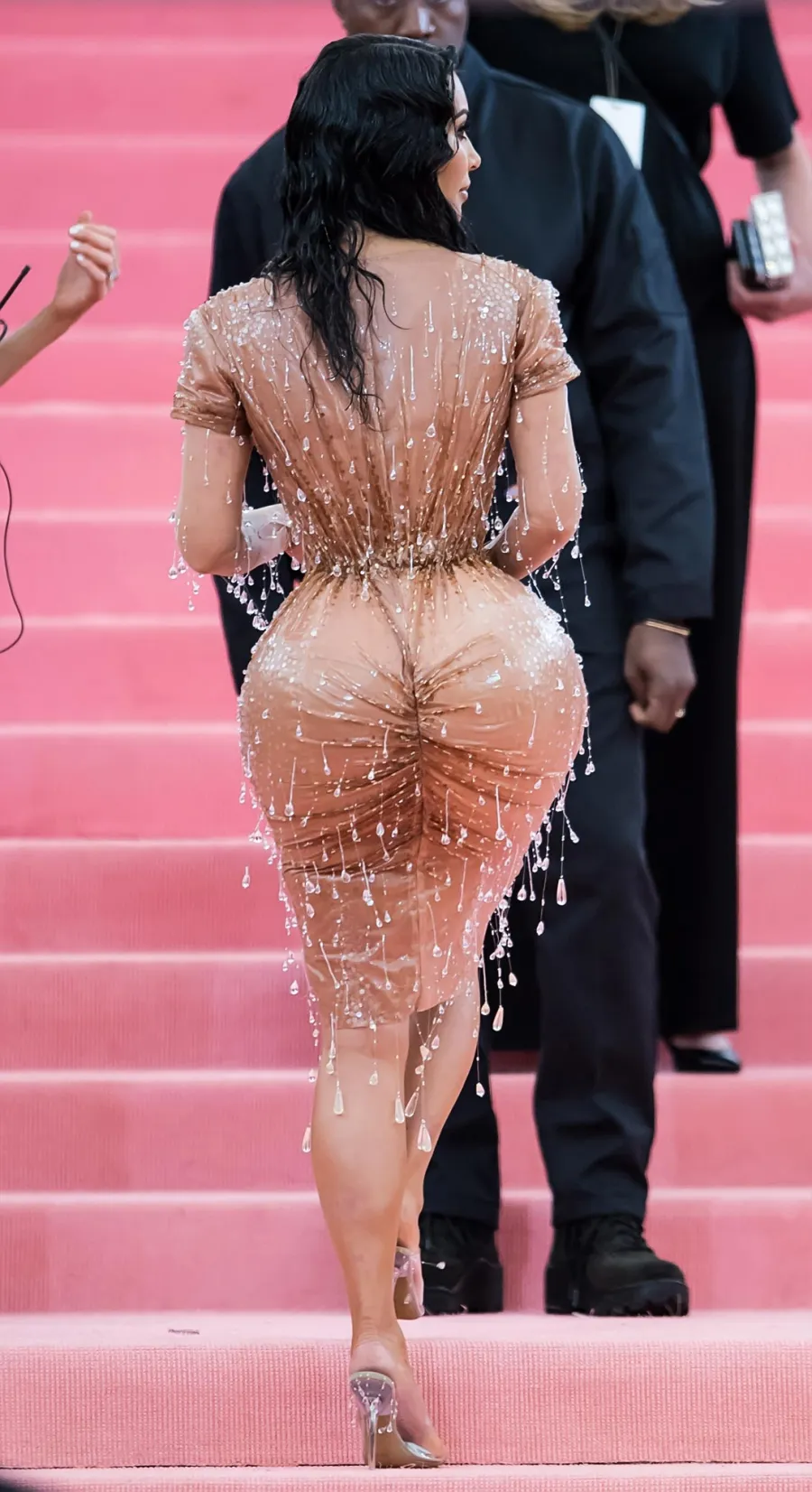 Kim Kardashian s Butt Baring Red Carpet Looks Over the Years 521 GettyImages 1141877971