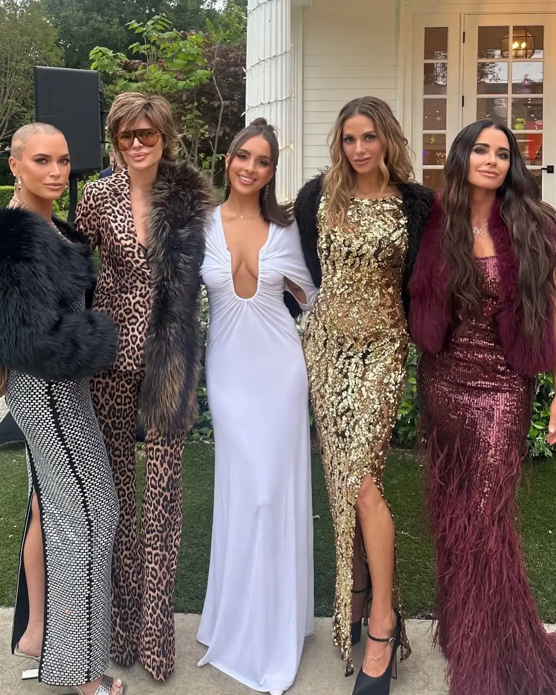 Kyle Richards Reunites With 'RHOBH' Stars at Alexia's Engagement Party