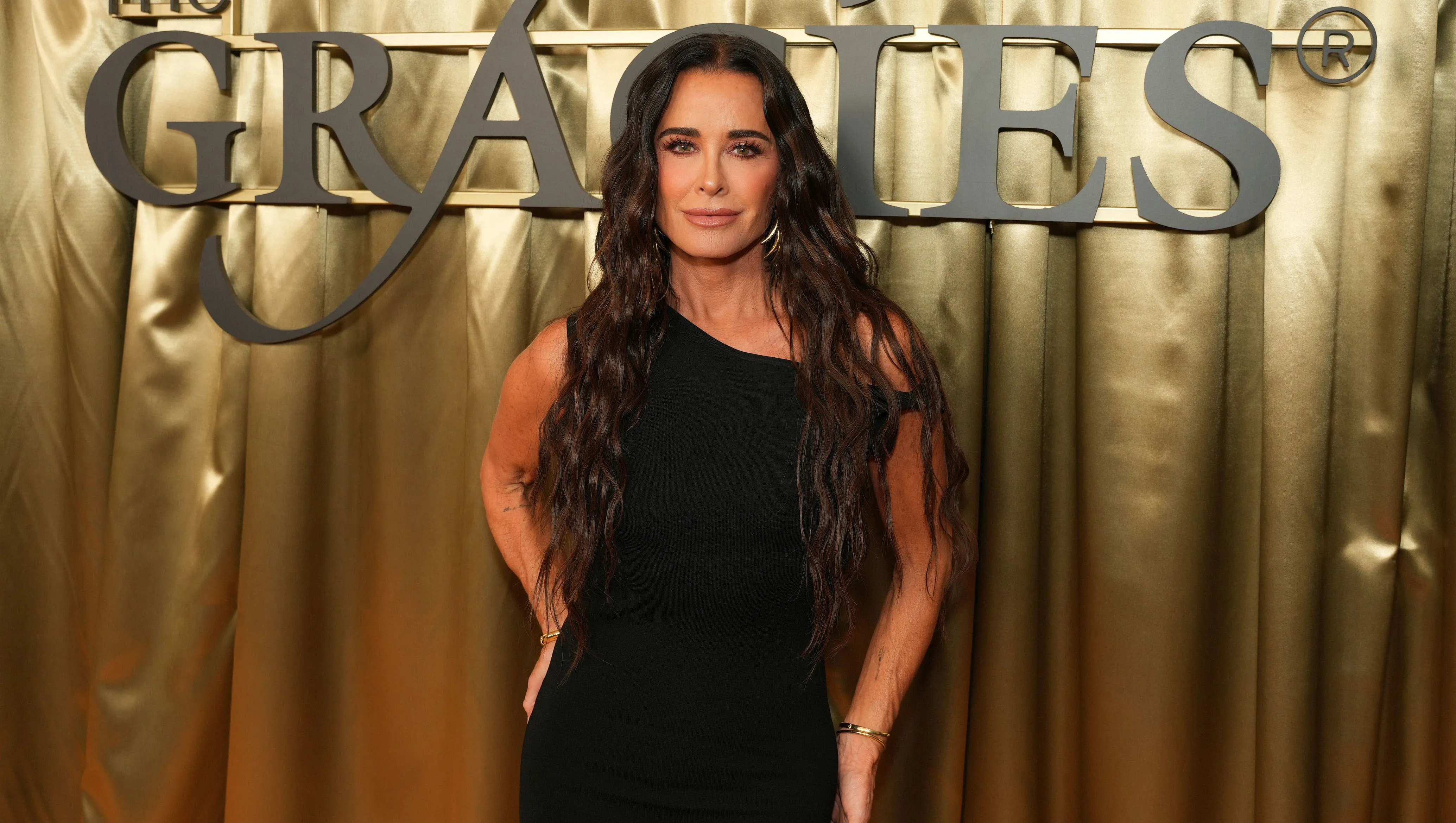 BEVERLY HILLS, CALIFORNIA - MAY 20: Kyle Richards attends the Alliance for Women in Media Foundation's 50th Annual Gracie Awards at the Beverly Wilshire, a Four Seasons Hotel on May 20, 2025 in Beverly Hills, California. (Photo by Presley Ann/Getty Images for Alliance for Women in Media Foundation)