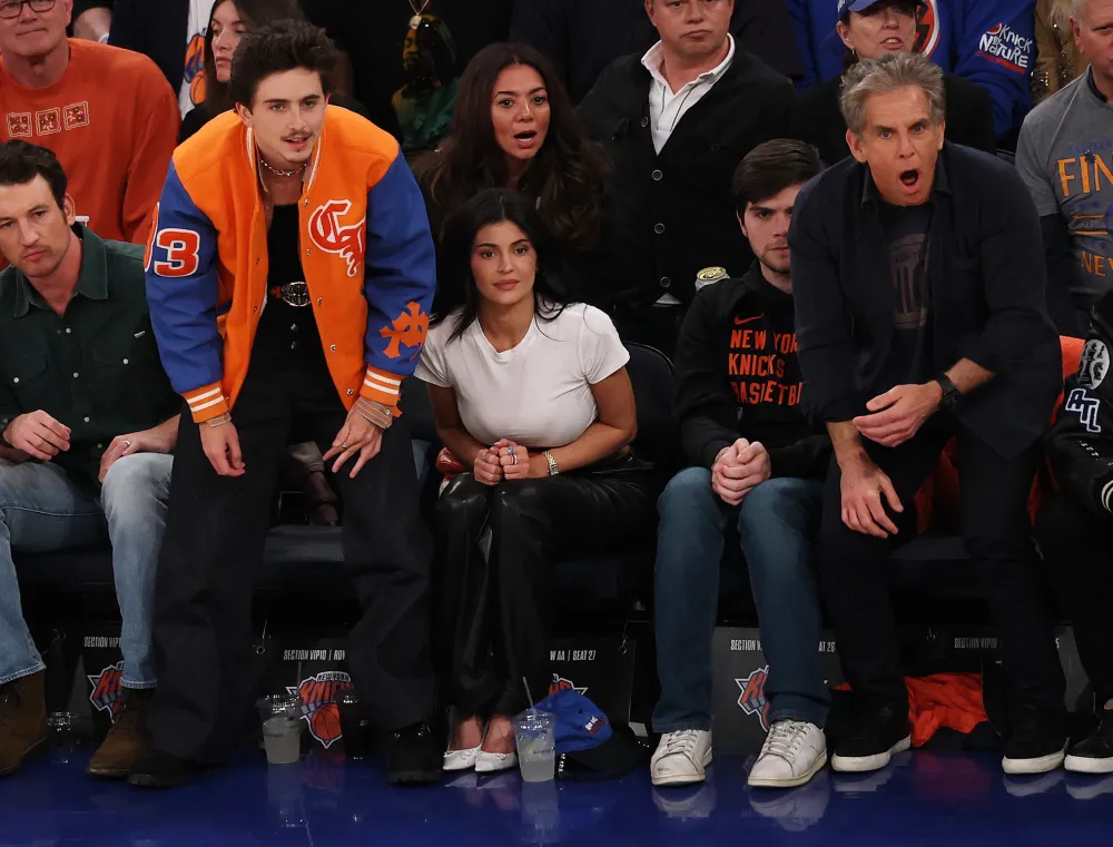 Kylie Jenner and Timothee Chalamet Enjoy Courtside Date at Basketball Game