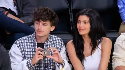 Kylie Jenner and Timothee Chalamet Pack on PDA at NBA Game