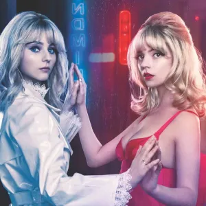 Thomasin McKenzie and Anya Taylor-Joy in 'Last Night in Soho.'