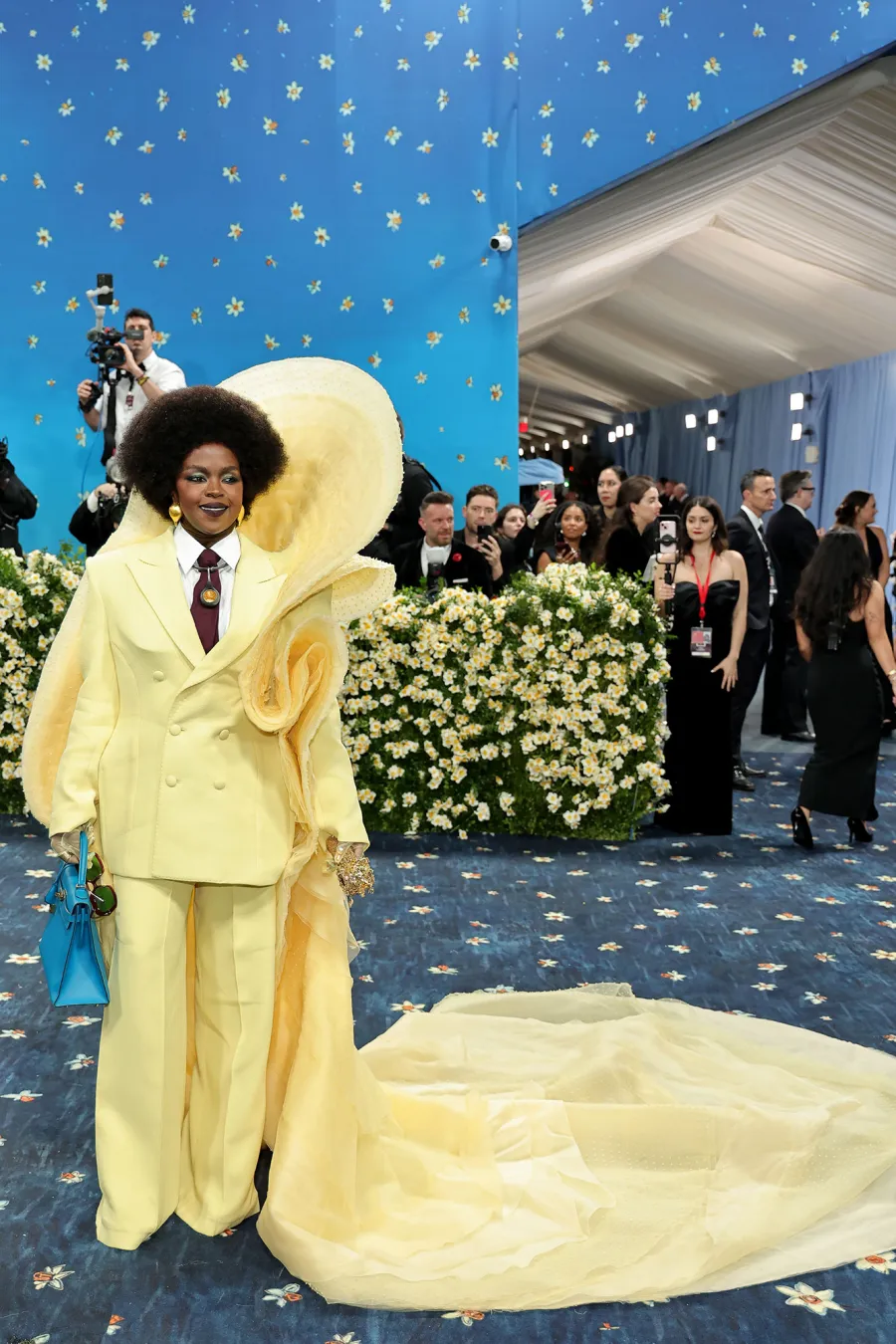 Lauryn Hill Red Carpet Arrival Blue Carpet 2025 Met Gala