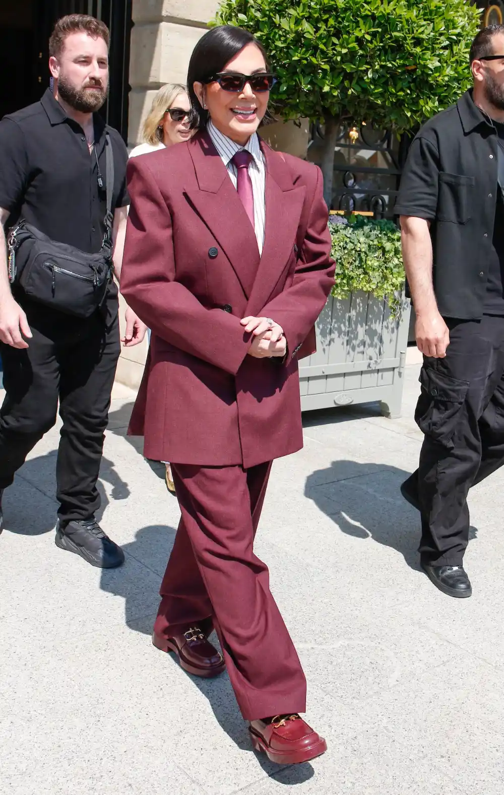 Kim Kardashian Drips in Diamonds and Feathers During Paris Trial