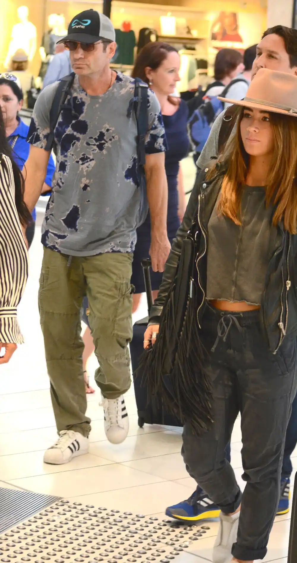 David Duchovny and Wife Monique Pendleberrys Relationship Timeline