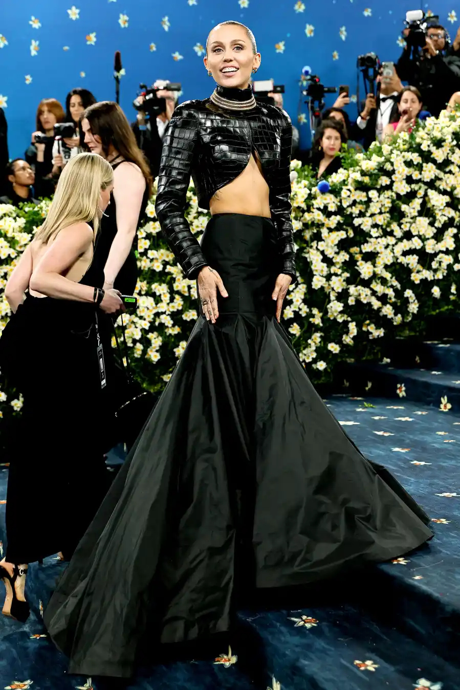 Miley Cyrus Red Carpet Arrival Blue Carpet 2025 Met Gala