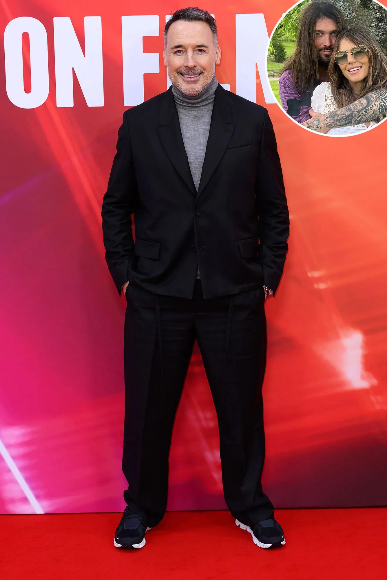 Feature David Furnish Weighs In on Elizabeth Hurley and Billy Ray Cyrus Romance