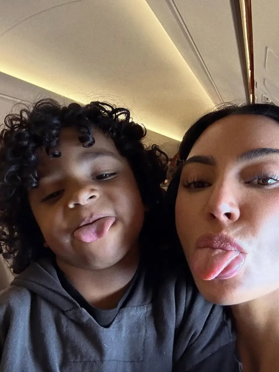 Rare-Photos-of-Kim-Kardashian-and-Kanye-West-Son-Psalm-2