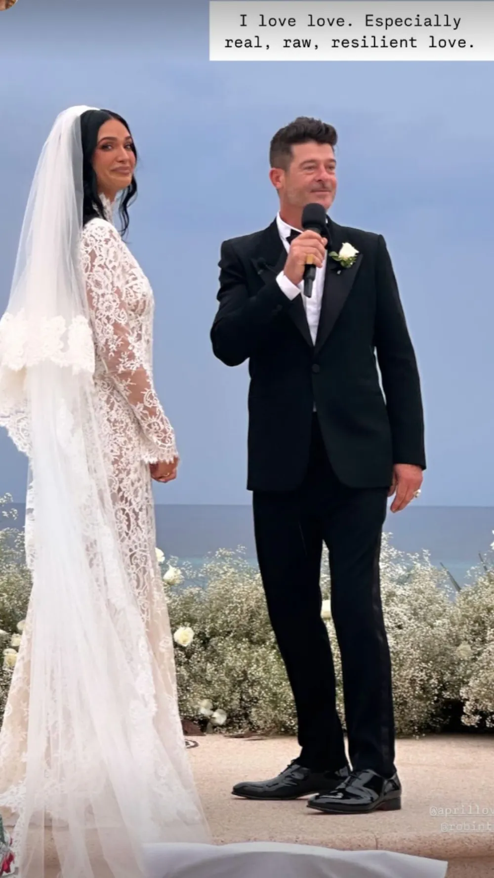 Robin Thicke and April Love Geary Are Married