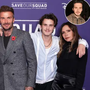 Romeo Beckham Posts Photo With Dad and Brother Cruz Amid Fallout With Brother Brooklyn