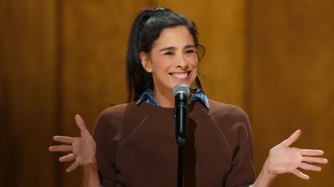 Sarah Silverman in her comedy special 'Postmortem.'