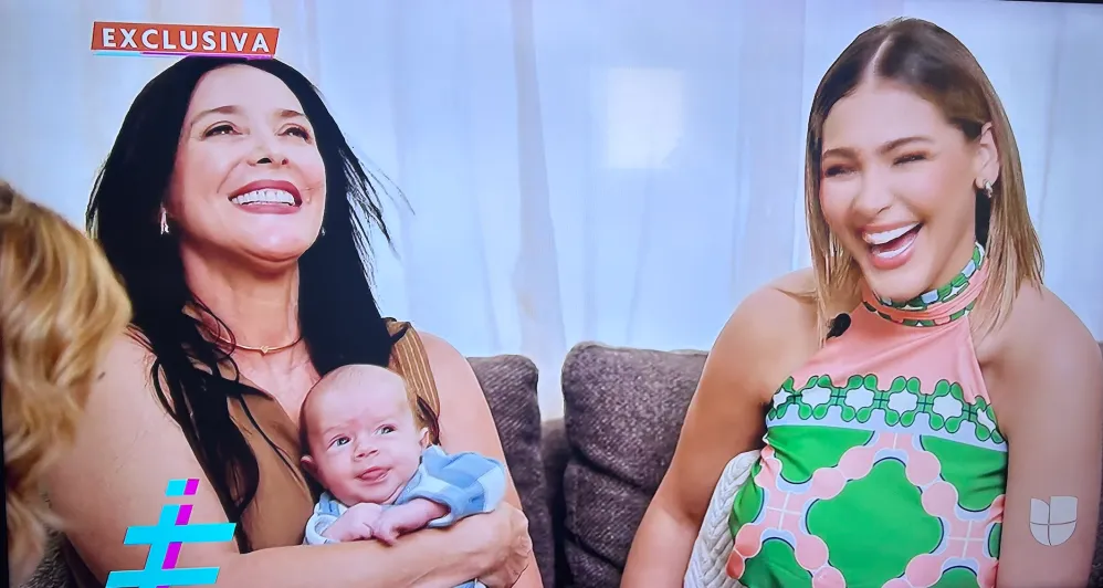 Migbelis Castellanos muestra a su beb&eacute; Caden