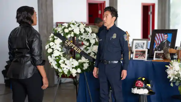See 9-1-1’s Funeral for Peter Krause's Bobby After Controversial Exit