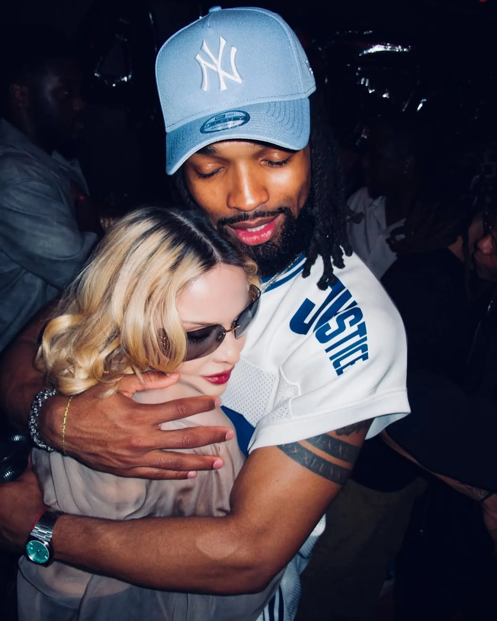 Madonna and Akeem Morris
