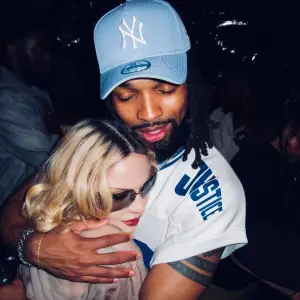 Madonna and Akeem Morris