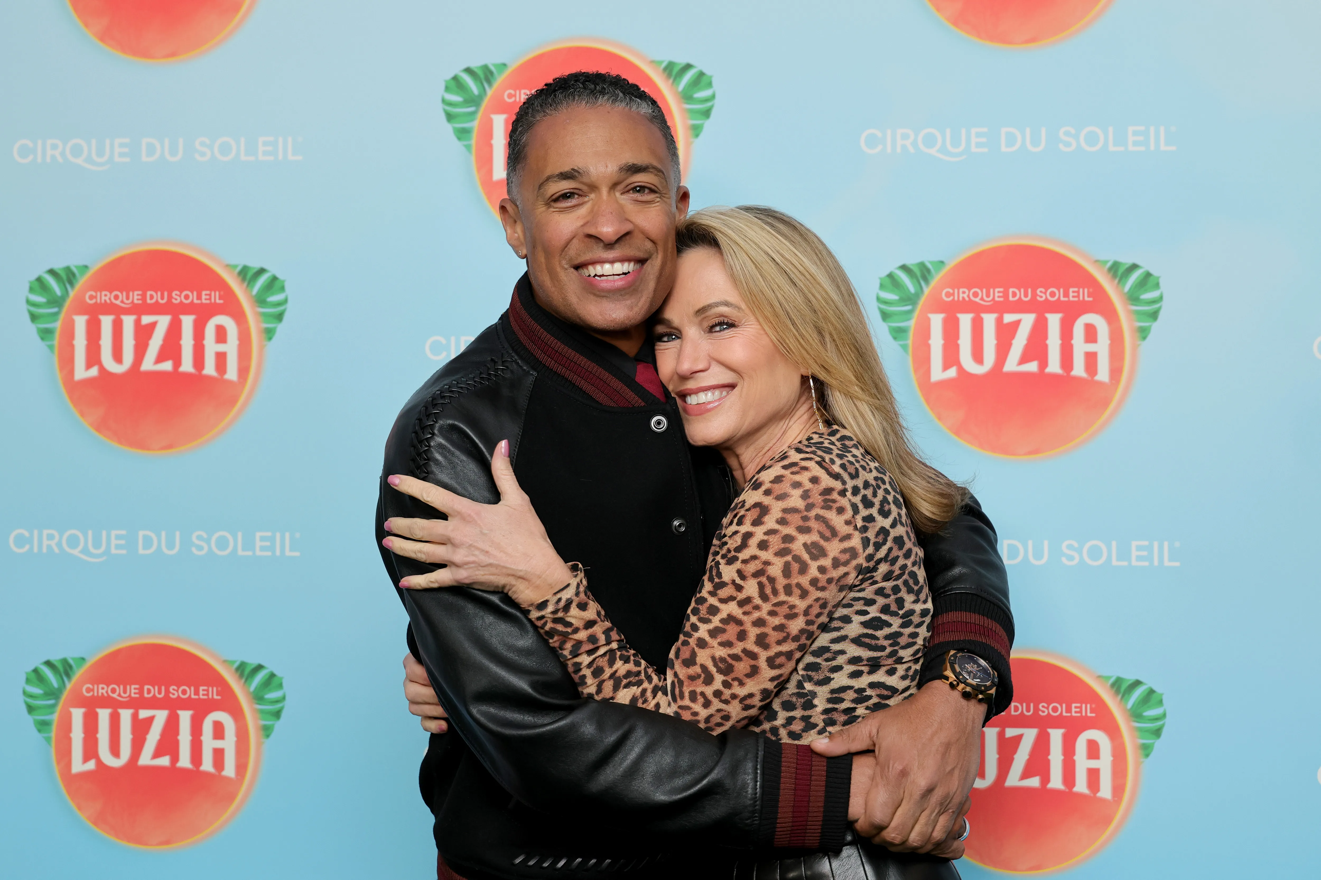 T.J. Holmes Refers to Amy Robach as His Spouse