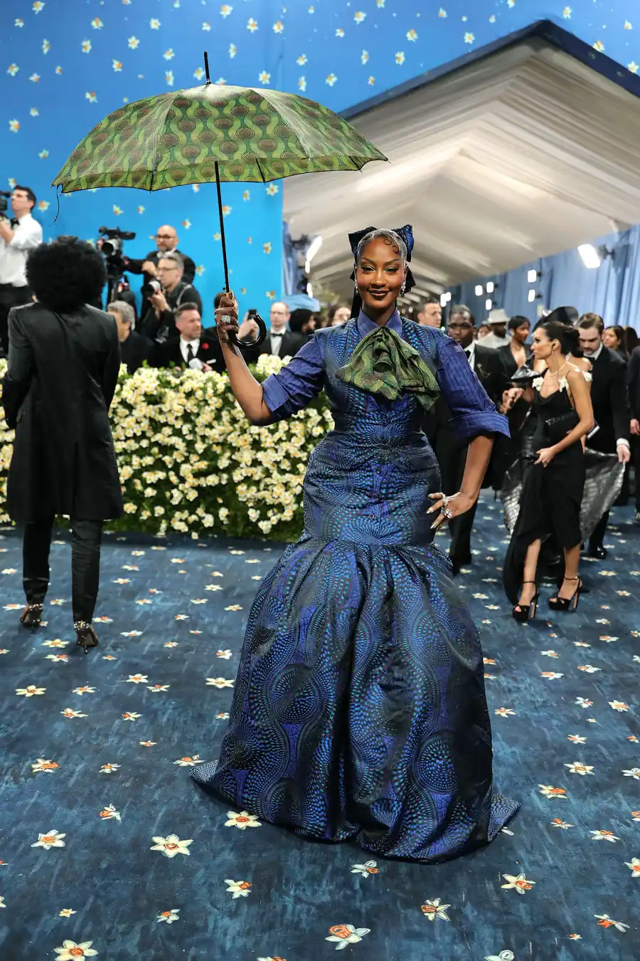 Tems Red Carpet Arrival Blue Carpet 2025 Met Gala