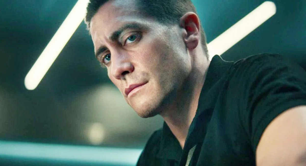 A man looks down in 'The Guilty.'