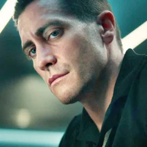 A man looks down in 'The Guilty.'