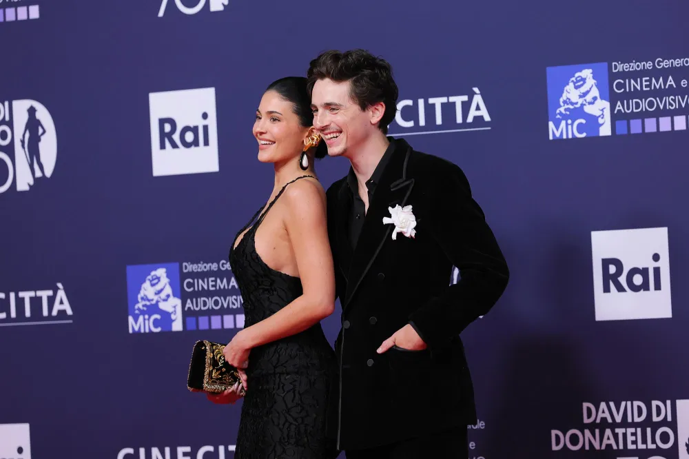 Timothee Chalamet and Kylie Jenner Red Carpet Debut 2213948684