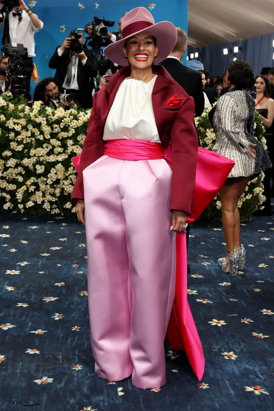 Tracee Ellis Ross Red Carpet Arrival Blue Carpet 2025 Met Gala