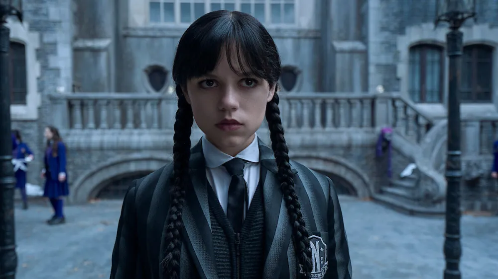 Jenna Ortega in 'Wednesday.'
