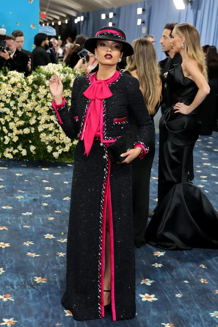 Whitney Peak Red Carpet Arrival Blue Carpet 2025 Met Gala