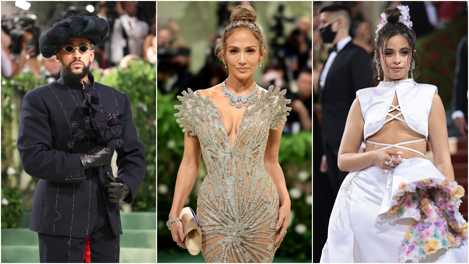 Bad Bunny, Jennifer Lopez y Camila Cabello.