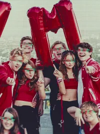 A group of young influencers celebrate gaining 1 million followers in 'Bad Influence: The Dark Side of Kidfluencing'