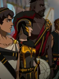 A group of soldiers prepares for battle in 'Blood of Zeus'