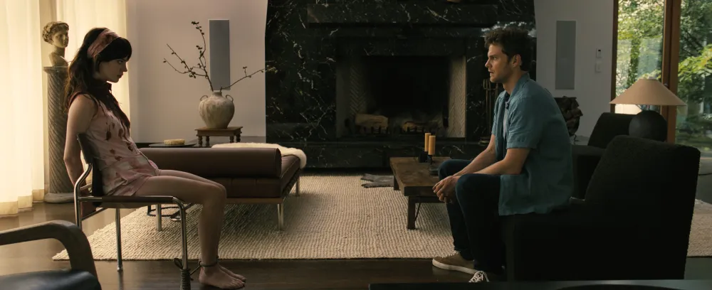 Sophie Thatcher and Jack Quaid in 'Companion.'