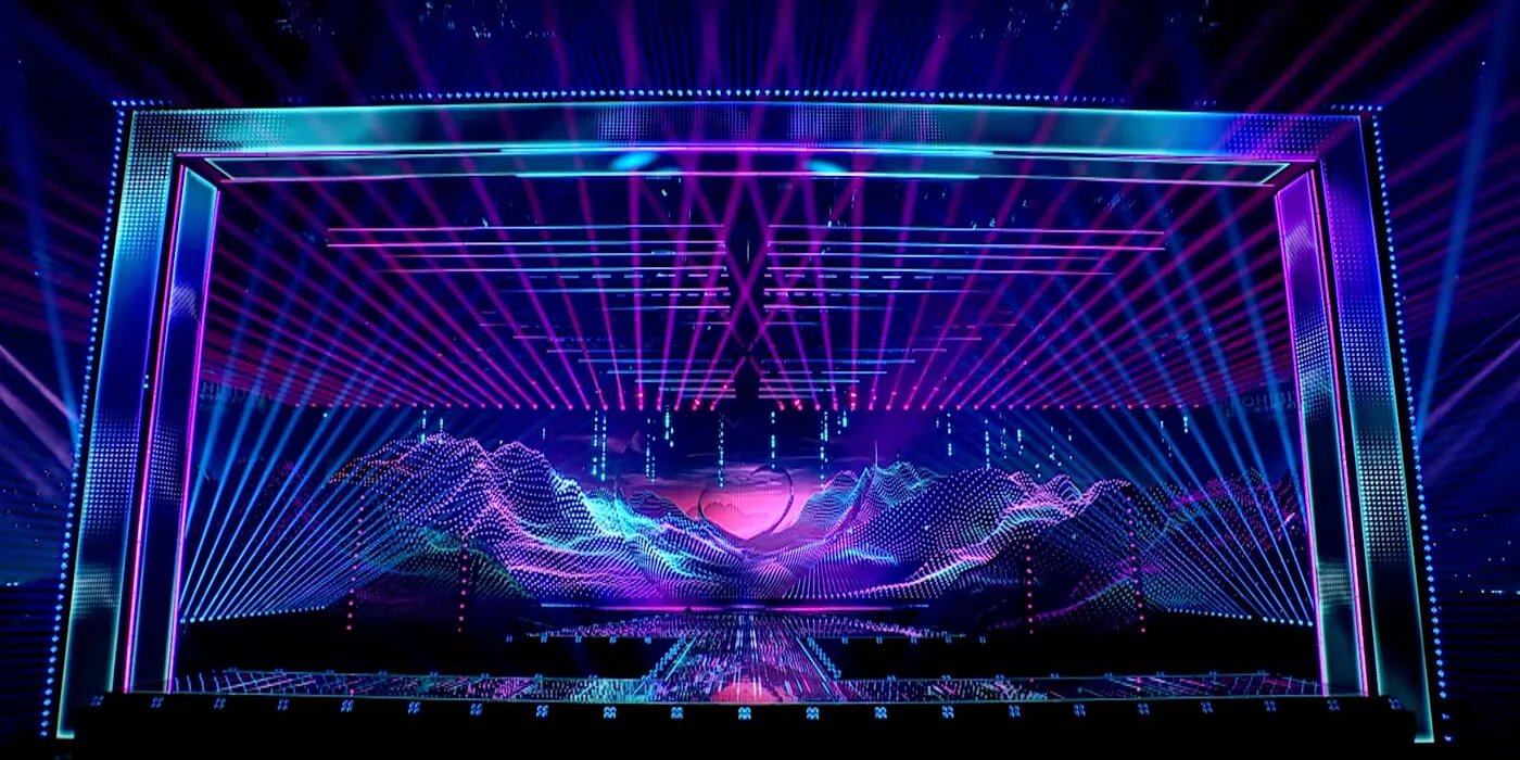 The stage for Eurovision Song Contest 2025