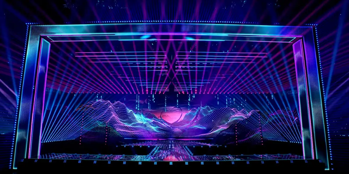The stage for Eurovision Song Contest 2025