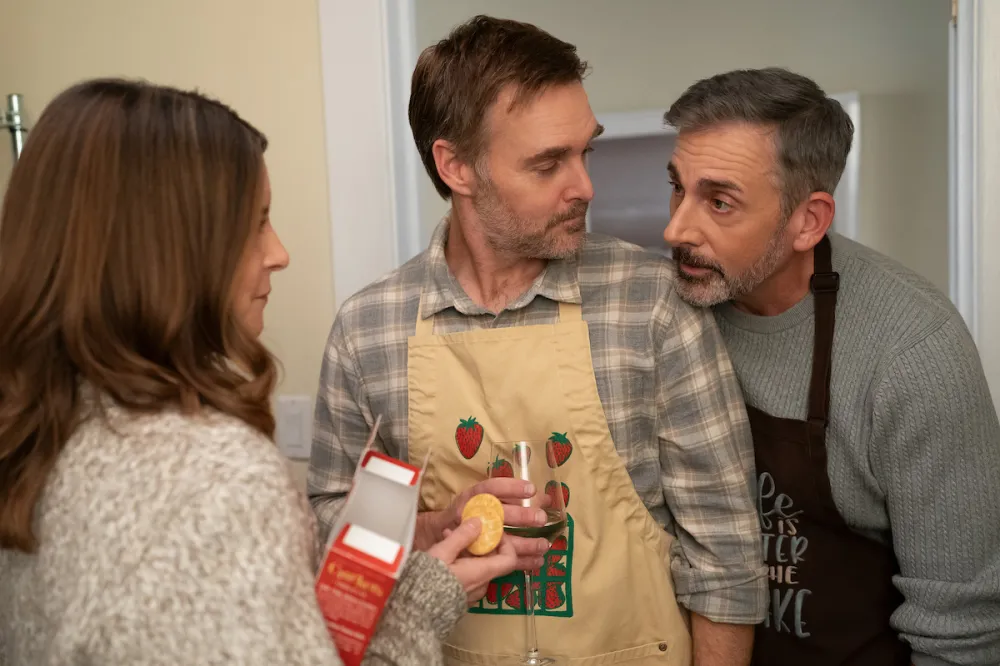 Tina Fey, Steve Carell and Will Forte in 'The Four Seasons'