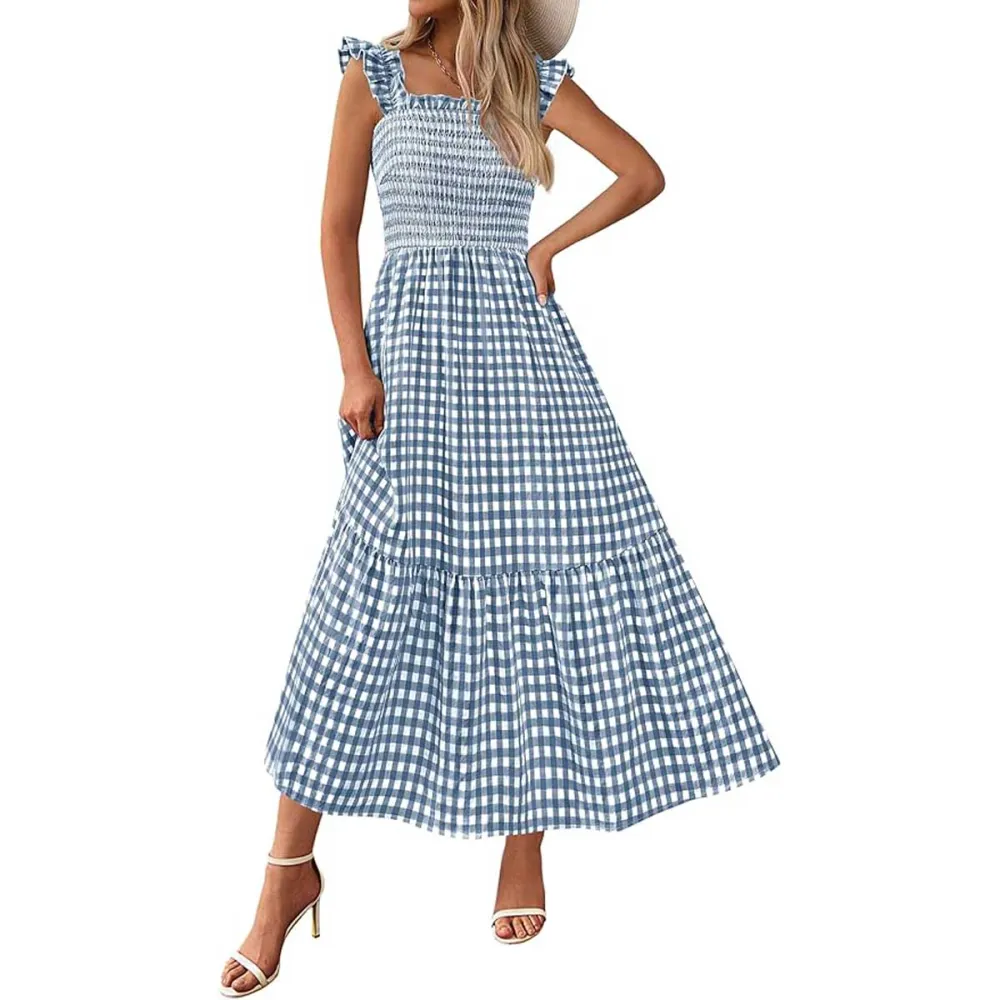 Gingham Midi Dresses