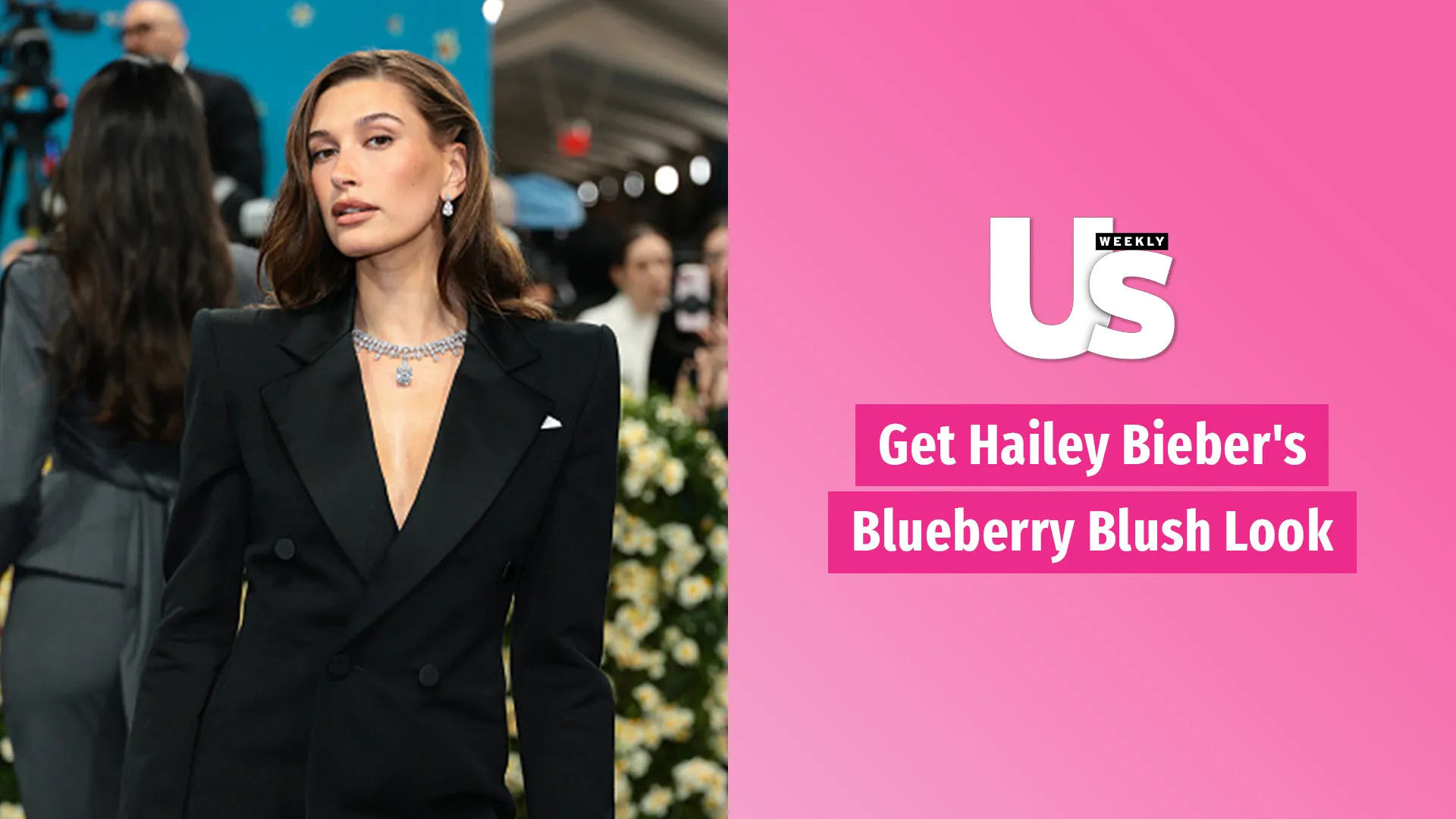 Hailey Bieber blueberry blush