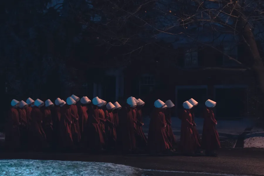 The Handmaid's Tale Stages Deadly Revolution