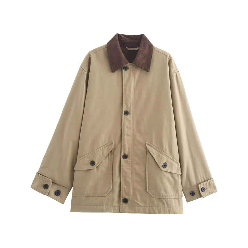 BQDCQB Oversized Canvas Barn Jacket