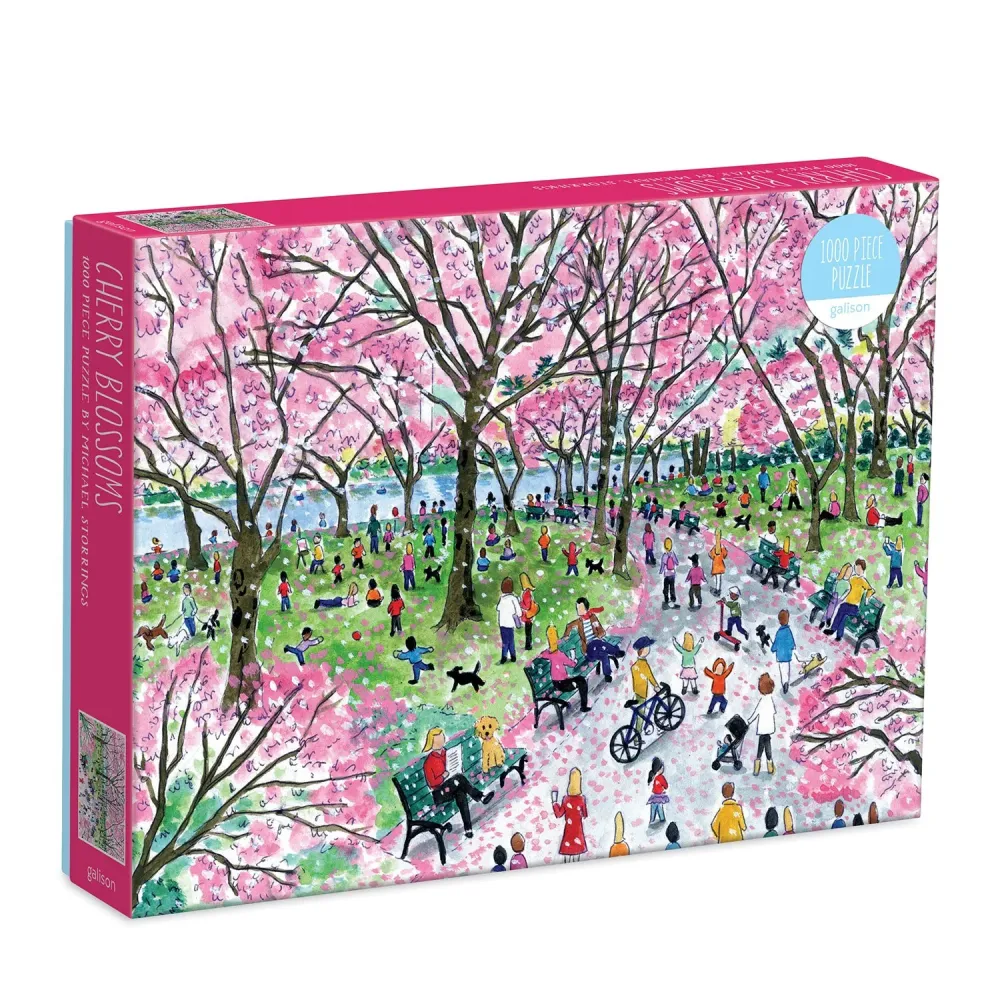 Galison cherry blossoms puzzle