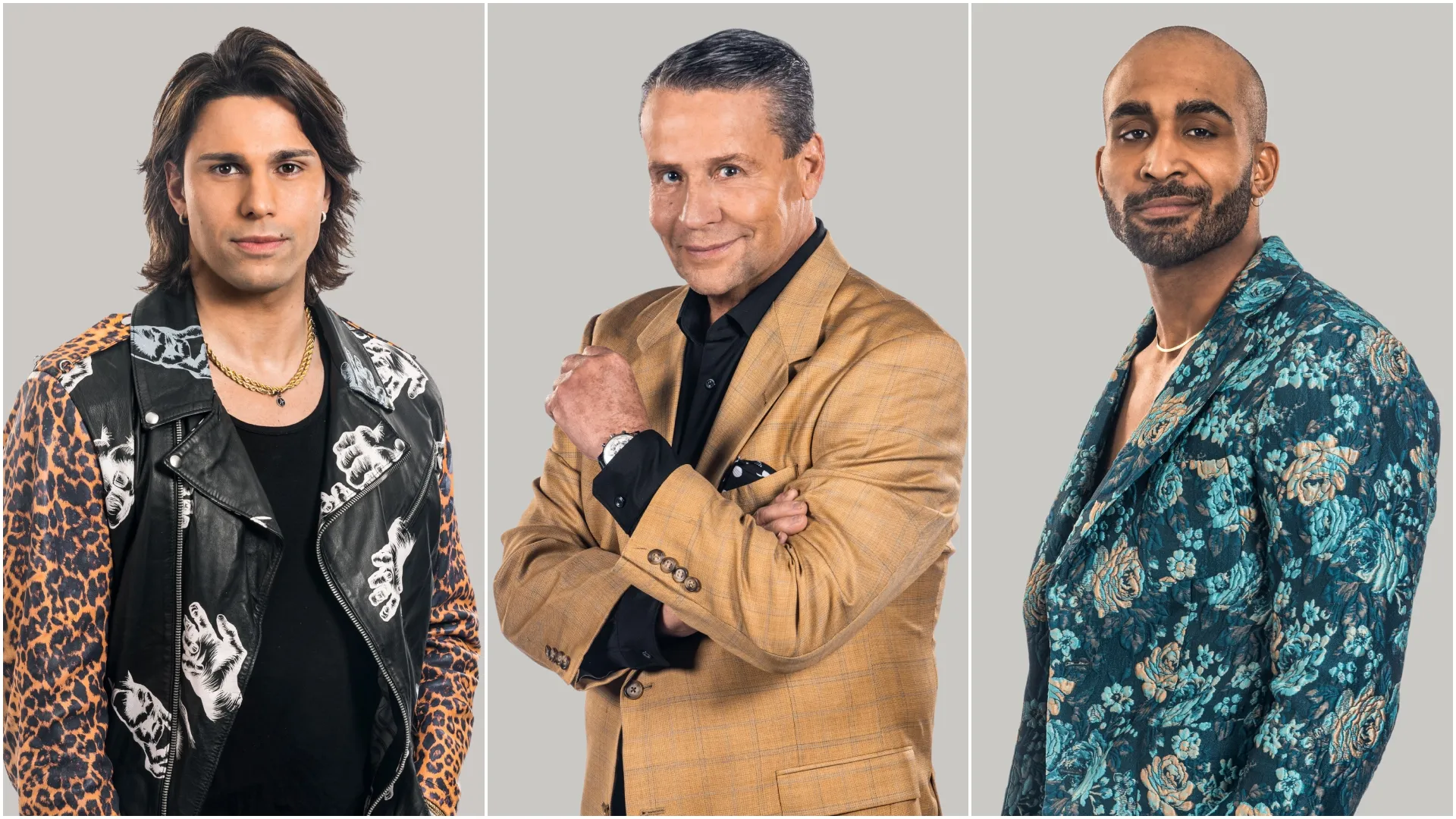 Luca, Adame y 'Caramelo' en 'La Casa de los Famosos All-Stars'.