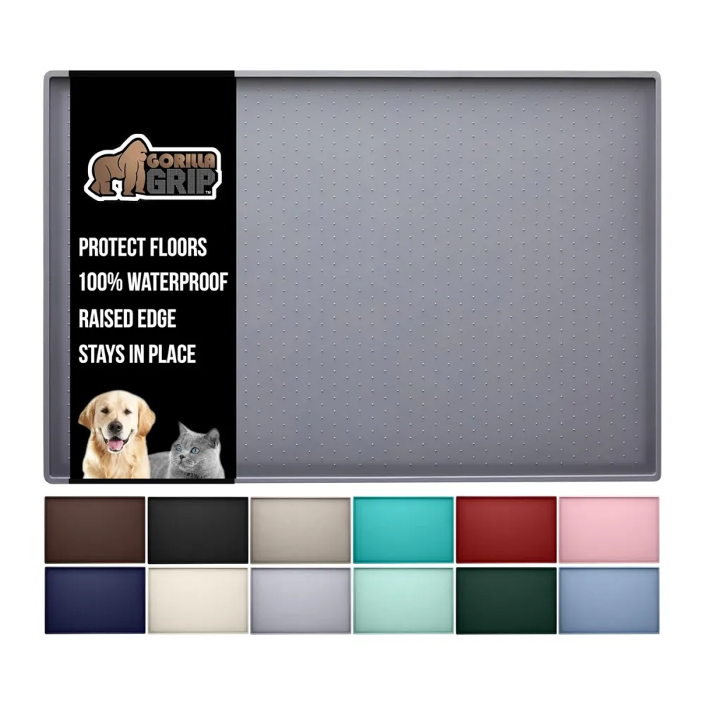 Gorilla Grip Raised Edge Pet Feeding Mat