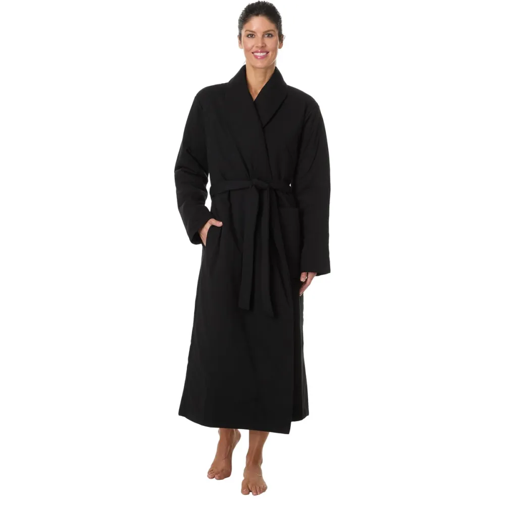 SKIN womens Oasis Cotton Duvet Robe