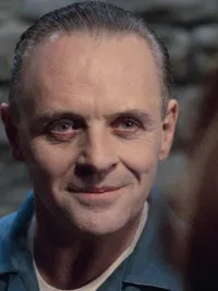 Hannibal Lecter smiles at Clarice in 'The Silence of the Lambs.'