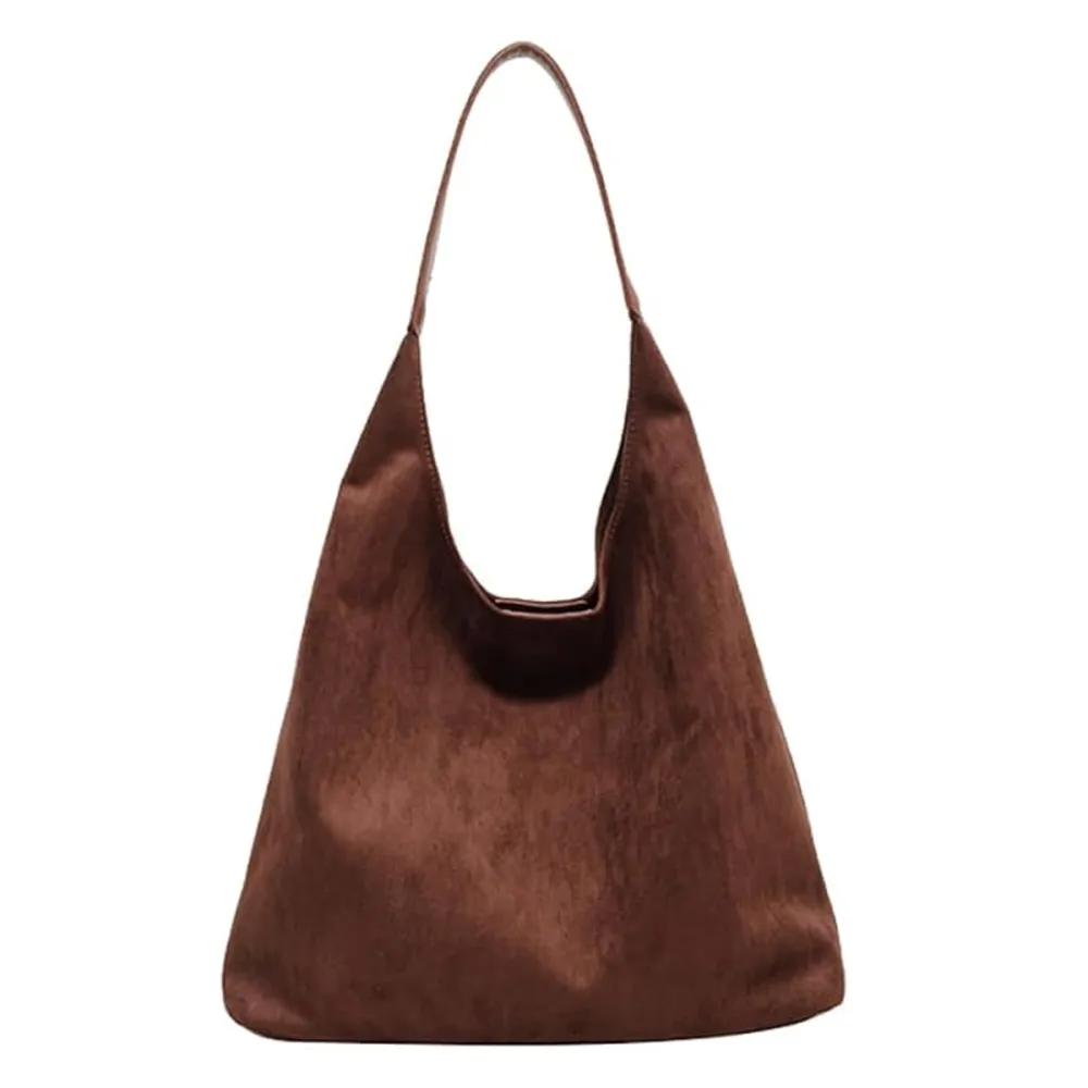 Maoily Brown Suede Bag