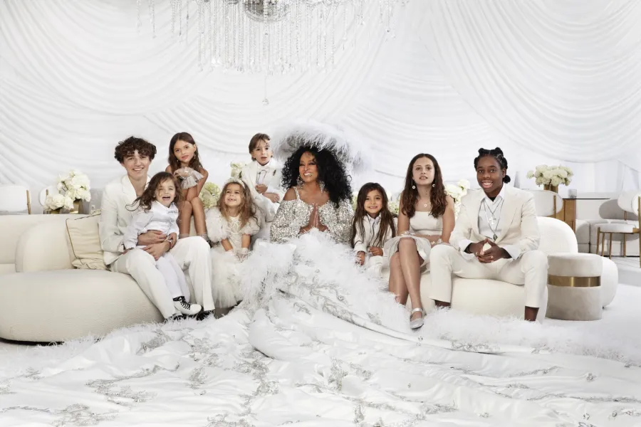 The Most Dramatic Trains and Capes at the 2025 Met Gala: Diana Ross Family Photo