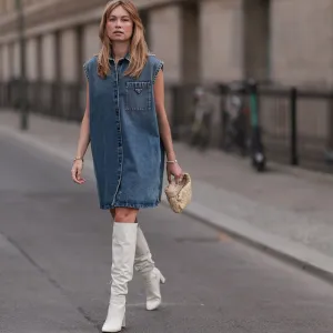 13 Loose Denim Dresses That Are Surprisingly More Comfortable Than Jeans