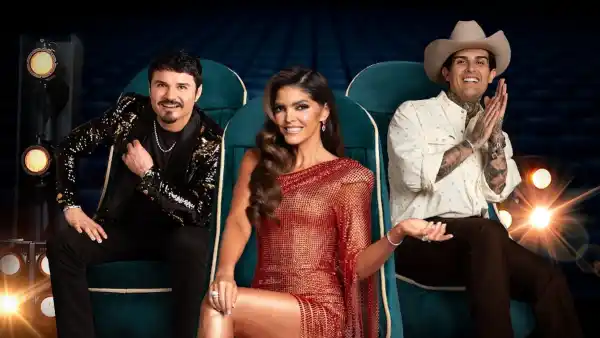 Horacio Palencia, Ana Bárbara y Adriel Favela en el reality Pase a la Fama