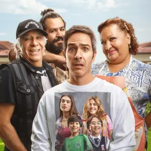 Póster oficial de la serie Papá Soltero de Vix