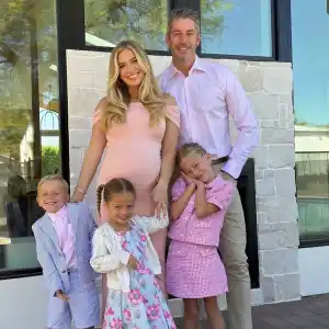 Arie Luyendyk Jr and Lauren Burnham Wrestle With Kids Instagram Feature